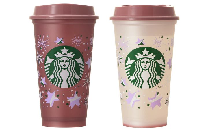 「ホリデー2024カラーチェンジング リユーザブルカップ」473ml 650円