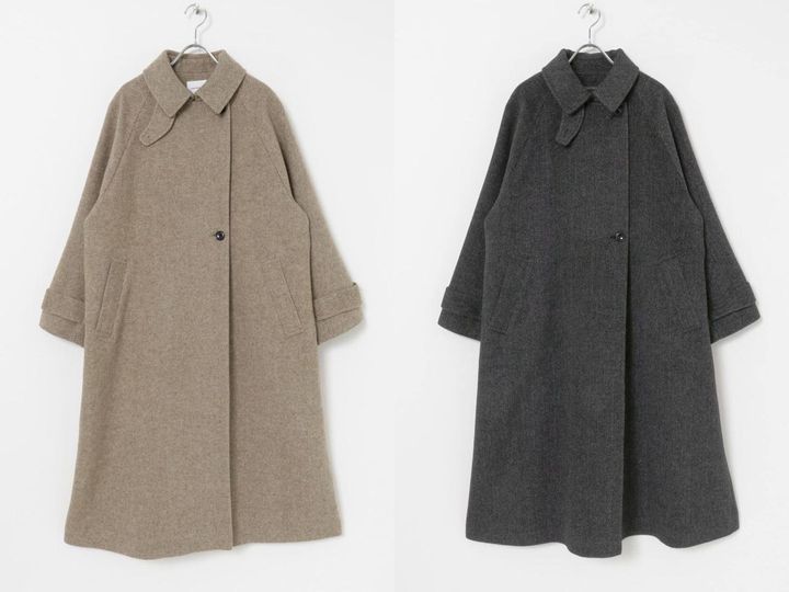 画像: 「ステンカラーロングコート」各￥41,800 出典：アーバンリサーチ