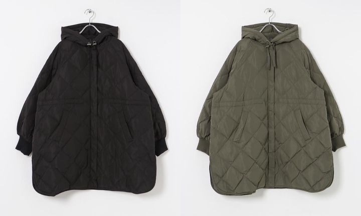 画像: 「キルティングドロストダウンコート」各￥33,000 出典：アーバンリサーチ