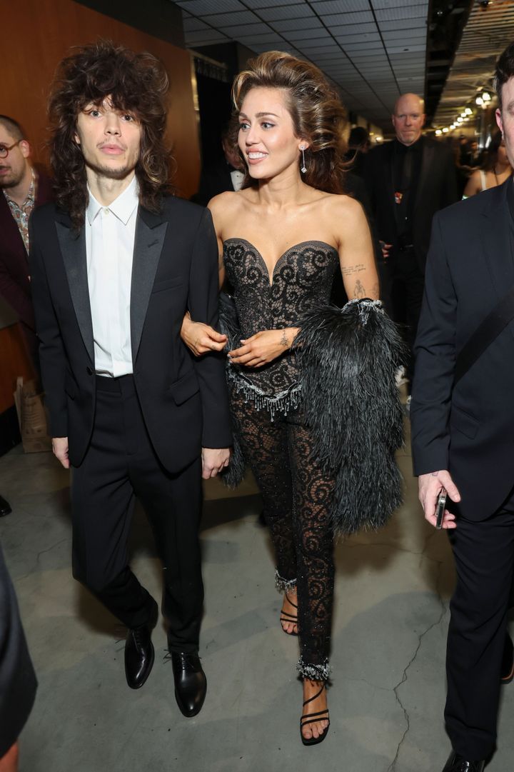 第66回グラミー賞のバックステージにて。