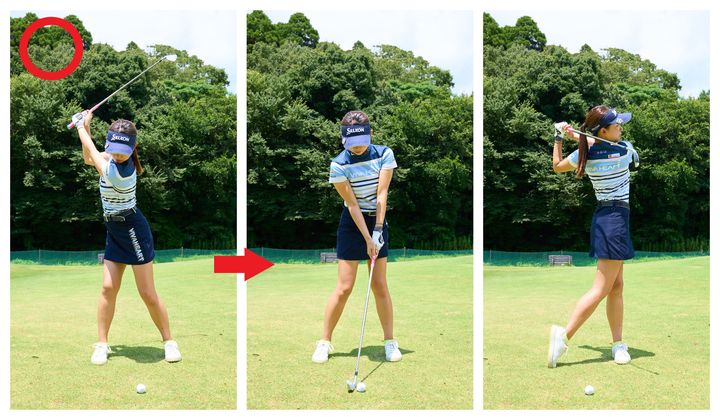 アイアンのミート率をすぐに上げる！「足の指先で…」と女子プロが解説