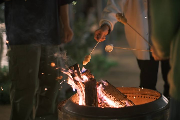 いばらきフラワーパーク 焚き火メニュー