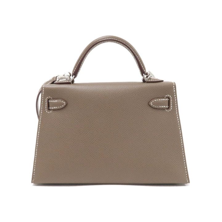 外縫いのエルメスケリーの背面