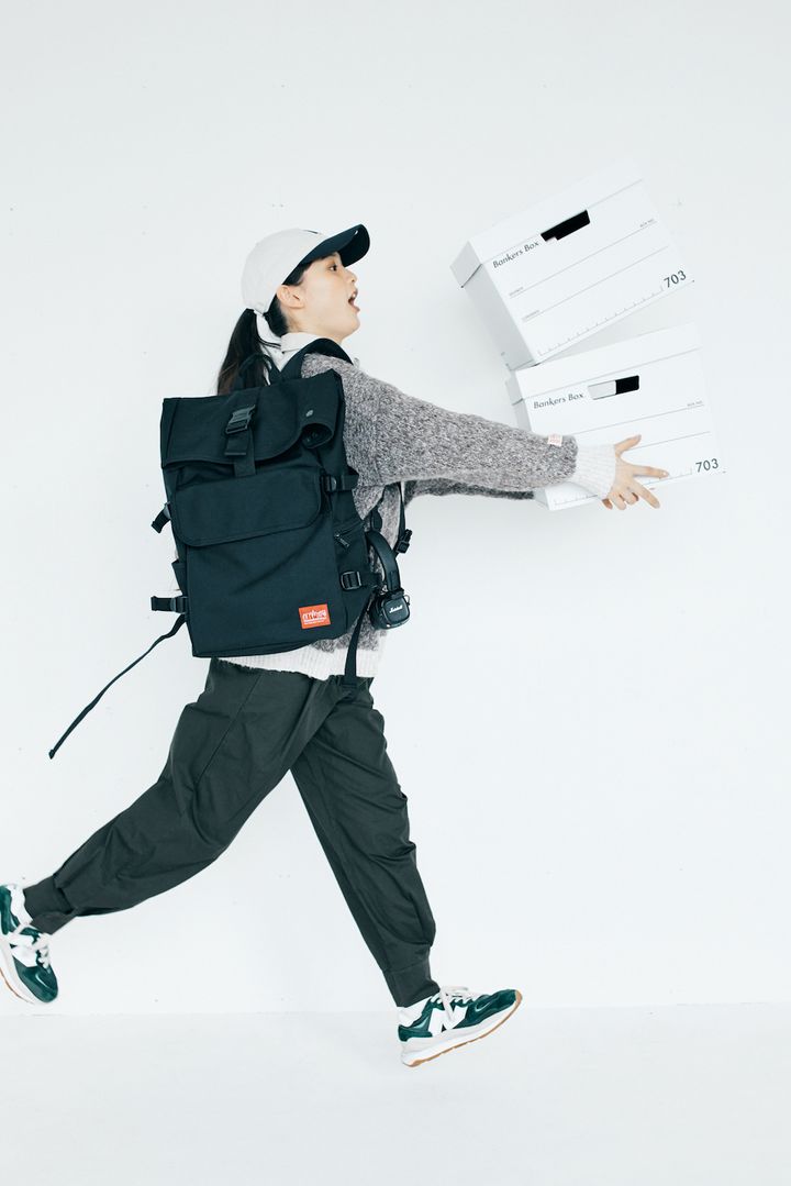 《ニューバランス》のグリーンのスニーカーでニットスタイルを軽快に【FUDGE FRIEND おしゃれさんの毎日コーディネート vol.461｜うさみ】