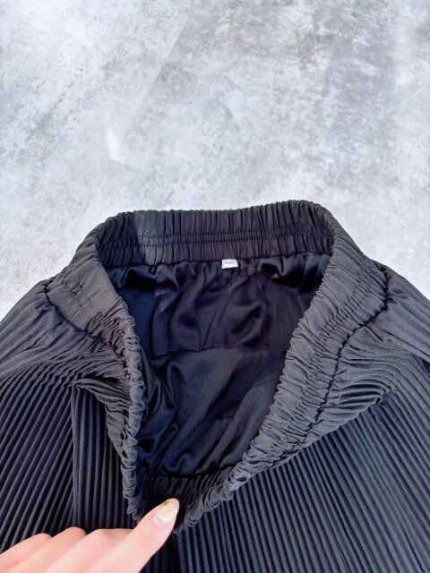 COCA プリーツ切り替えロングスカート ウエスト ゴム仕様