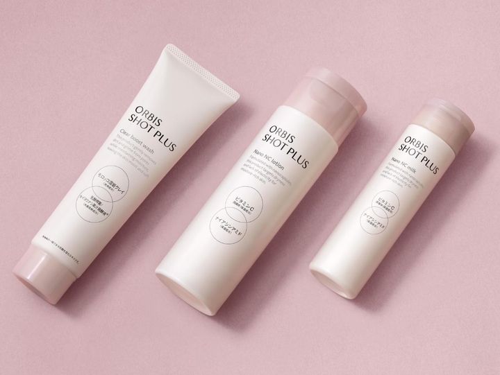 画像: 【オルビス】＜左から＞オルビス ショットプラス クリアブーストウォッシュ 、オルビス ショットプラス ナノNCローション、オルビス ショットプラス ナノNCミルク