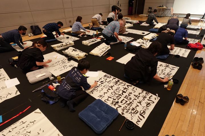 午後クラス清書