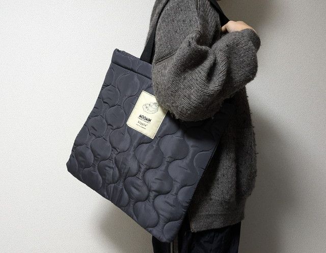 ムーミン×kippis たっぷり入る! ふわ軽キルティングトートバッグ BOOK