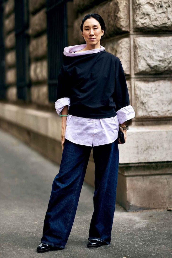 画像: いつものデニムを格上げするシャツのレイヤード