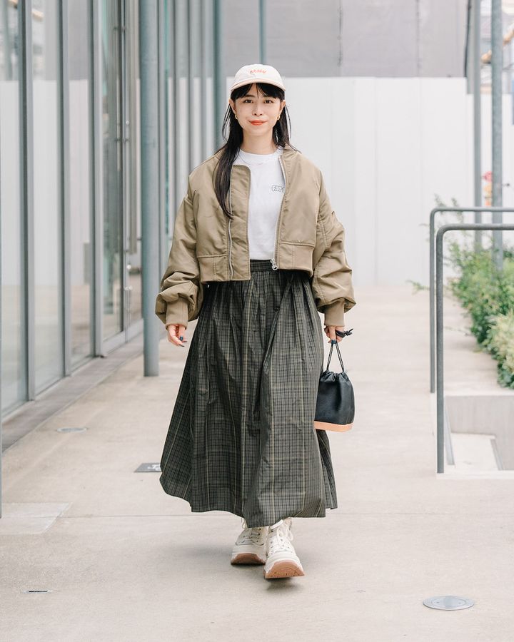 身長152cm以下のお洒落なアウタールック5選。低身長さんのスタイルアップの秘訣をチェック【TOKYO SNAP】