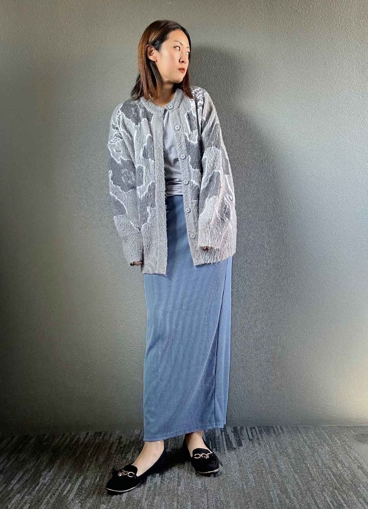 画像: スカートを合わせてレディライクに