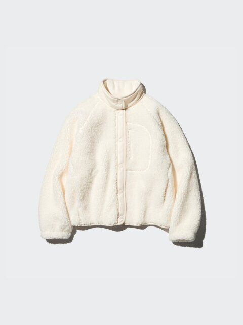 2024秋冬ユニクロ女性おすすめフリーススタンドカラージャケット