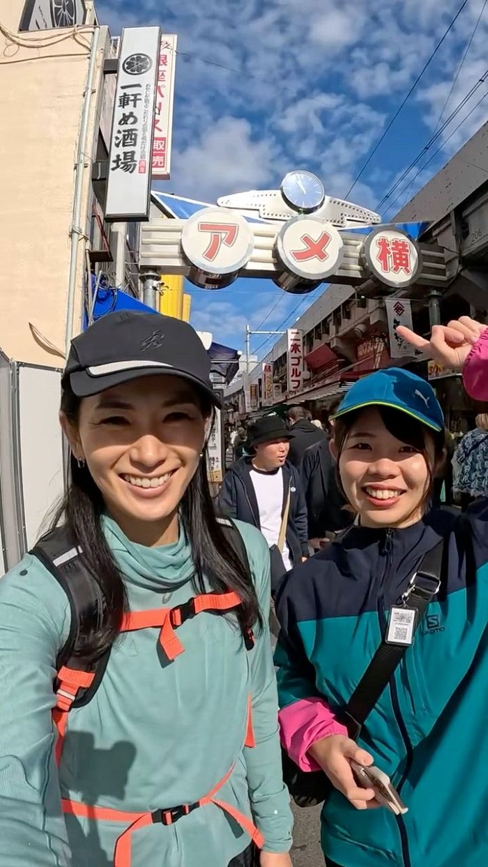 アメ横の活気で元気をチャージ