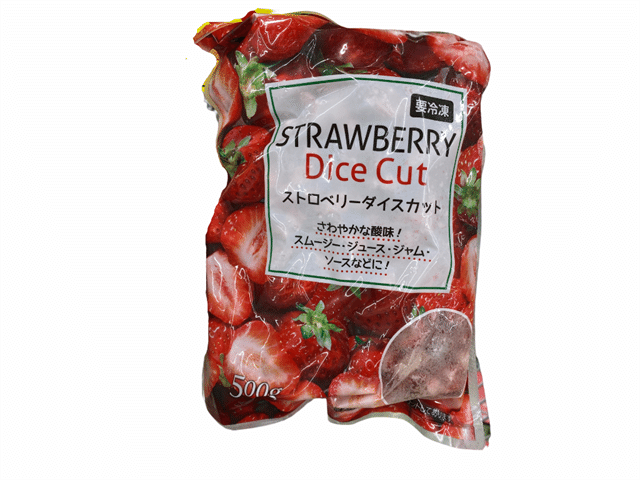 冷凍ストロベリーダイスカット