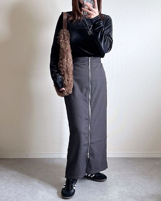 TPUZIPナローSK85を着たコーデ