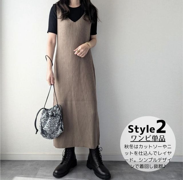 GUの2ピースセットワンピース3