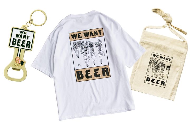 アーティスト・CHALKBOY製作のキーホルダー、Tシャツ、サコッシュ