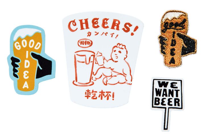 アーティスト・CHALKBOY製作のステッカー