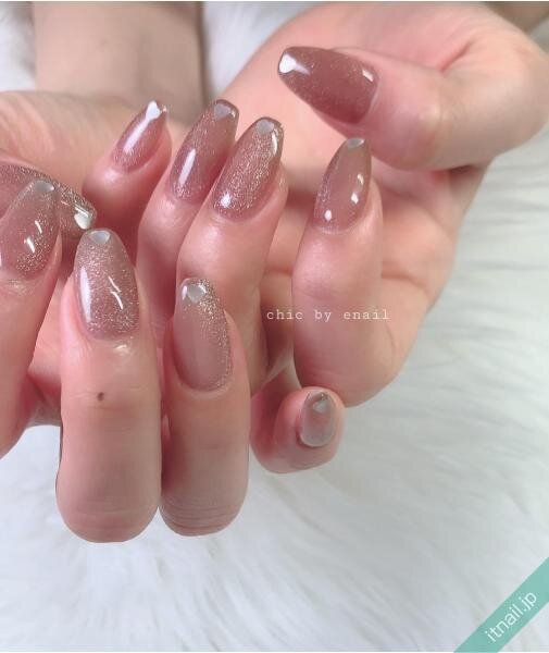 chic by enailが投稿したネイルデザイン [photoid:I0097756] via Itnail Design (743086)