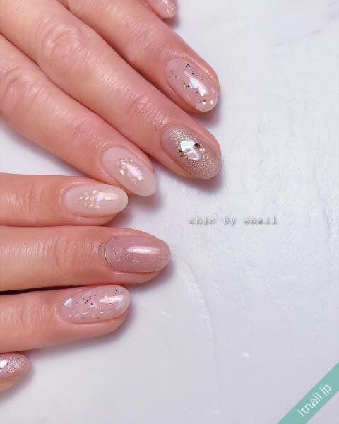 chic by enailが投稿したネイルデザイン [photoid:I0124237] via Itnail Design (743085)