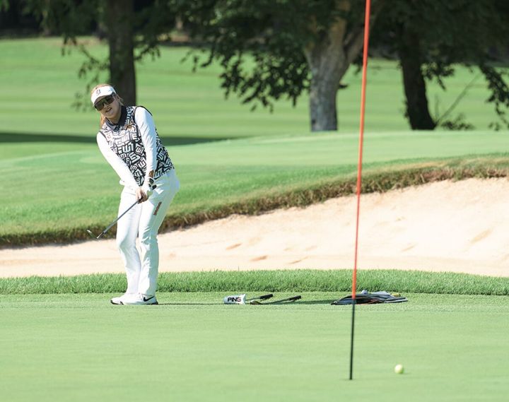 桑木志帆、武井壮とラウンド！ツアー2勝してもまだ60点……!?