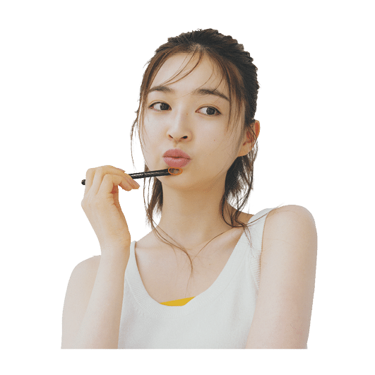 【シェーディングテク②】唇の下に影を仕込み、リップをぷっくり