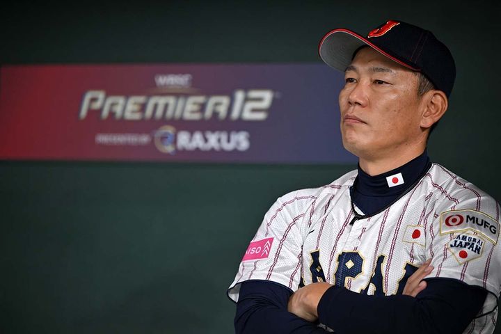 日本代表の井端弘和監督（C）Getty Images