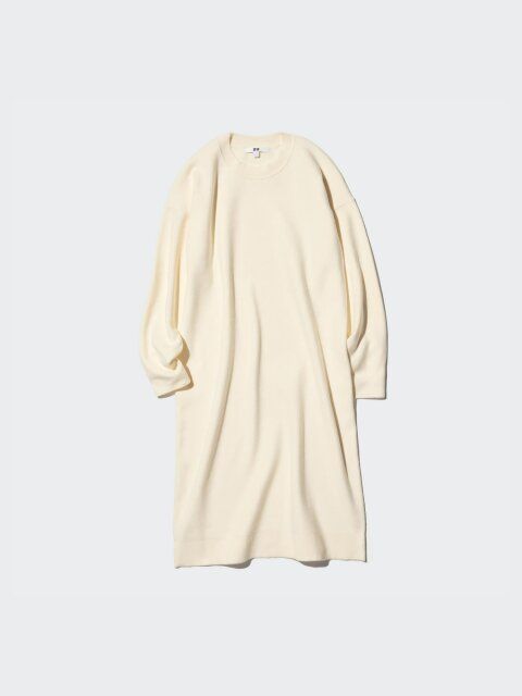 ユニクロのスフレスムースワンピース