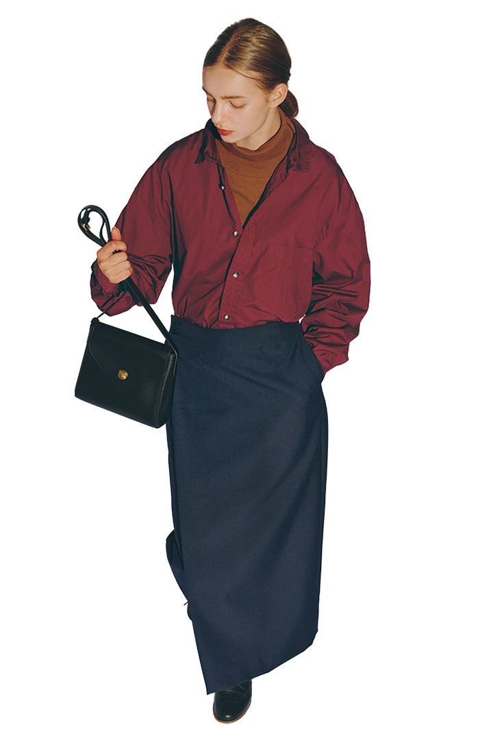 上品な垢抜けコーデが完成！シンプルカラーシャツコーデ4選