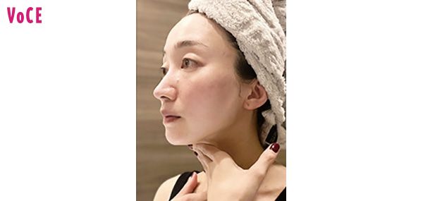 初日の夜の洗顔後、肌がモチモチしていて、これはすごいと期待が。