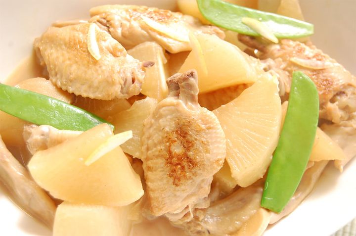 大根と鶏手羽煮