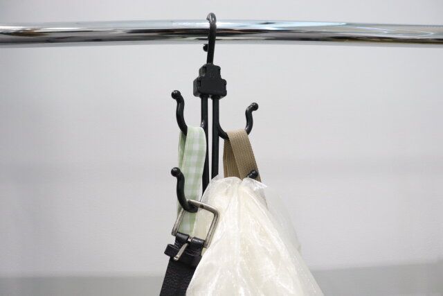 キャンドゥの多機能ハンガー クルットの使用例