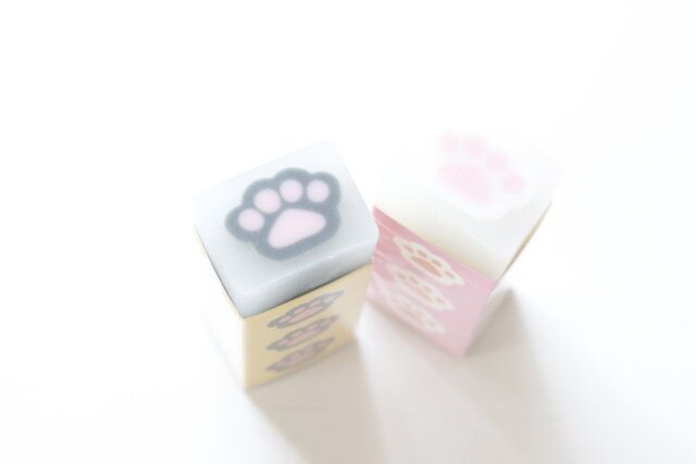 ダイソー 消しゴム（半透明、デザイン、2個） デザイン