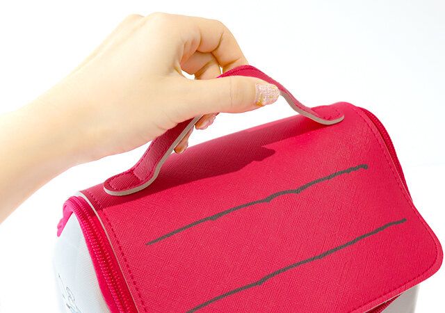 スヌーピーハウスのマルチに使える収納ポーチ 持ち手