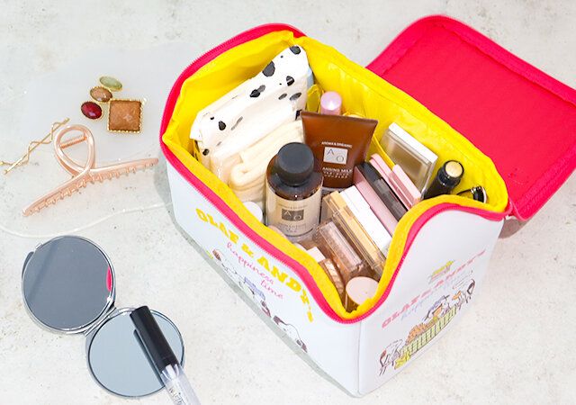 スヌーピーハウスのマルチに使える収納ポーチ コスメ