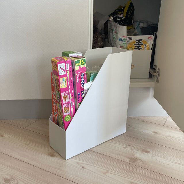 無印良品 スタンドタイプボックス ラップやホイル入れる