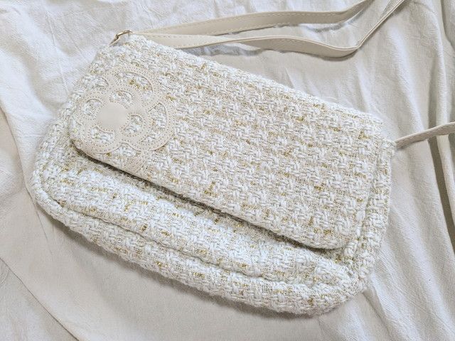 ツイードショルダーバッグ