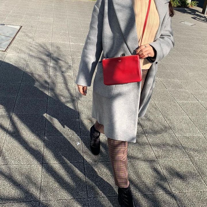 KOMEHYOのセリーヌバッグを使ったコーデ