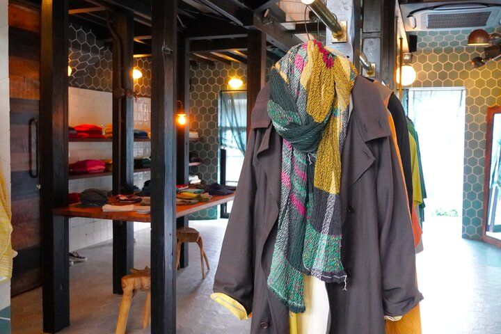 古都鎌倉で選ぶ自分らしさを彩る特別なショール♪やさしい風合に心弾む「tamaki niime okurimon」