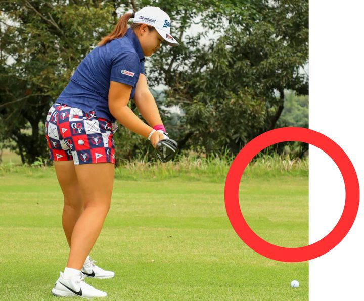 FWを打ちこなすコツを女子プロが解説！「お腹は目標を向ける」