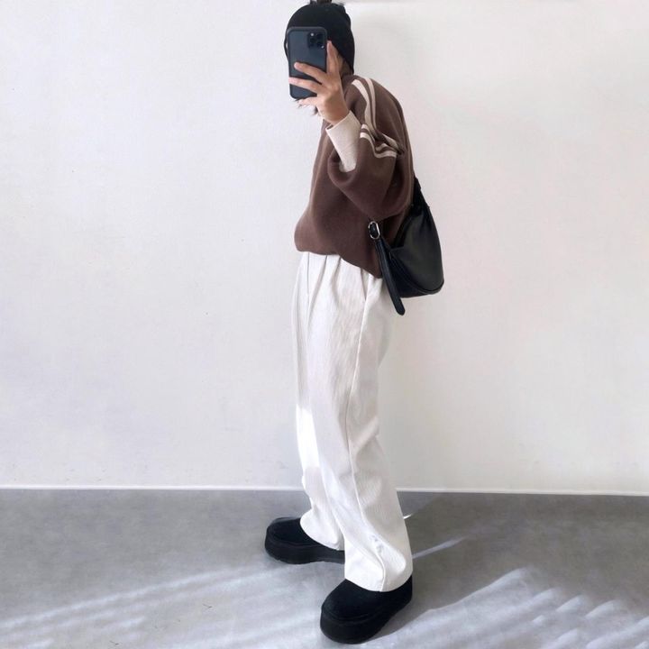 画像: ホワイトパンツは着回し無限♪