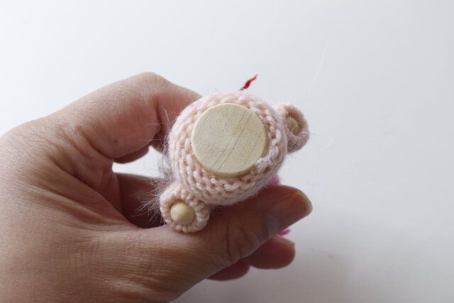 セリア ニットセーターサンタオーナメント 底面