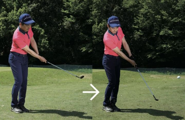 アプローチの新基本！フェースはかぶせて握るとミスが減る