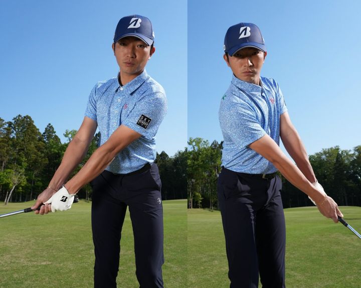アプローチの精度を高めるコツ！腕は固めるが手首はやわらかく使う
