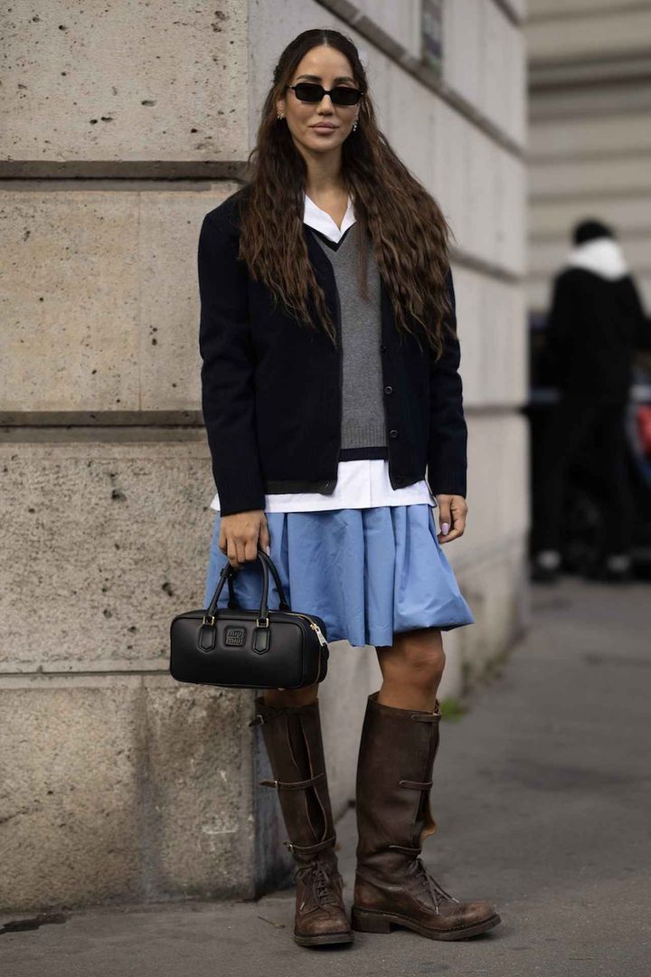 画像: シャツを部分的に見せれば良バランス