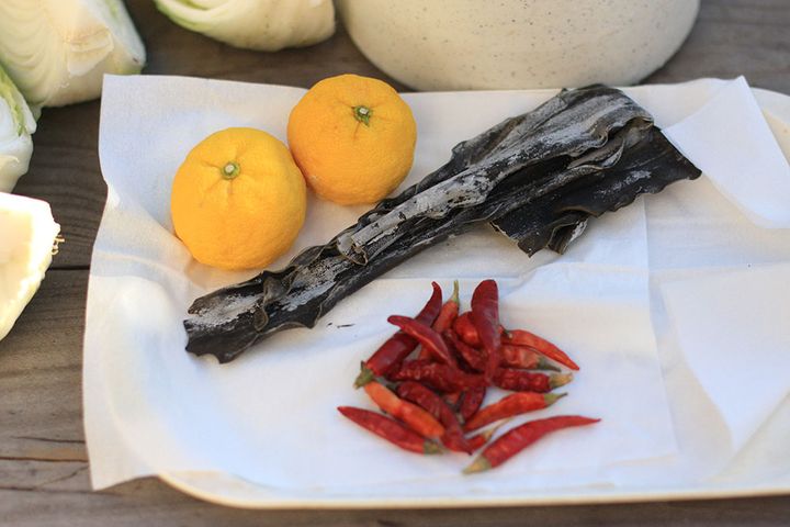 手作り白菜漬け