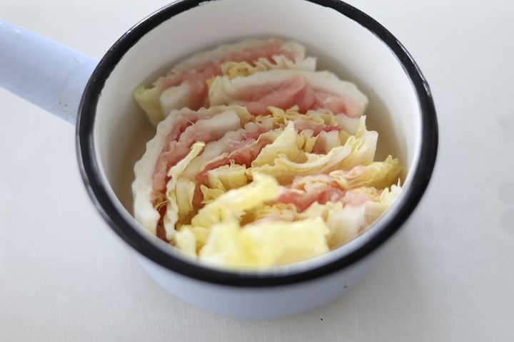 白菜のミルフィーユ