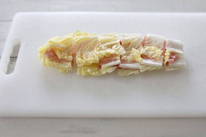 白菜のミルフィーユ