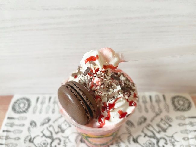 「ダブルチョコストロベリーフラッペ」