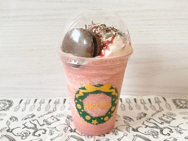 「ダブルチョコストロベリーフラッペ」